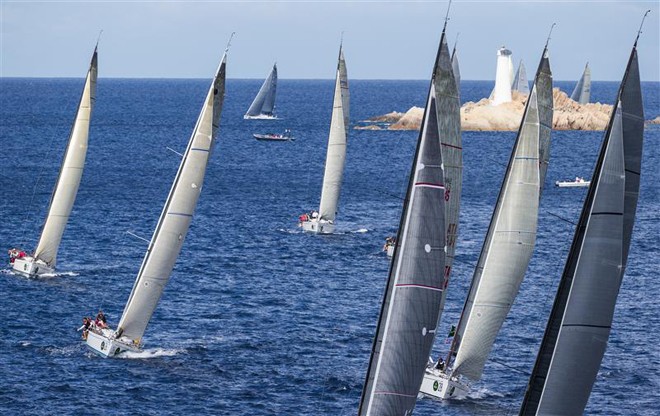 Swan 45 fleet, off Porto Cervo - 2012 Rolex Swan Cup ©  Rolex / Carlo Borlenghi http://www.carloborlenghi.net